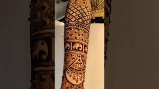 Bridal Mehndi Design #shorts #mehndidesign #bridal #henna #viral