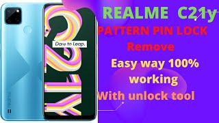 How To  Realme C21Y Pattern pin password Unlock Whit Unlock ToolRmx3261-Rmx3262 Remove