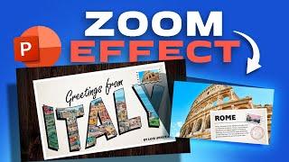  INSANE Postcards presentation in POWERPOINT with an INFINITE ZOOM