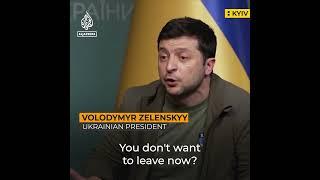 Zelenskyy challenges Putin to sit down for talks  AJ #shorts