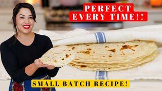 Mexican Food Recipe Easiest Method for Homemade FLOUR TORTILLAS from Scratch Perfect Every time