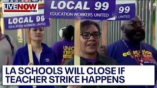 LA teachers union threatens strike schools would be forced to close  LiveNOW from FOX