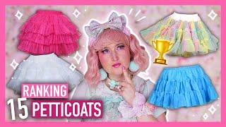 The ULTIMATE lolita petticoat comparison