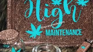 Glitter rolling tray -Start to Finish + How to spray paint multi color tray