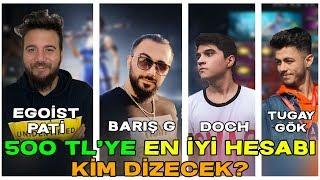 500 TLYE EN İYİ HESABI KİM DİZECEK? PUBG Mobile Youtuber Sandık Açılımı w Tugay Gök Doch Barış G