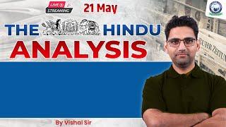 The Hindu Analysis  The Hindu Newspaper Analysis for All Banking Exams  21 May  By Vishal Sir