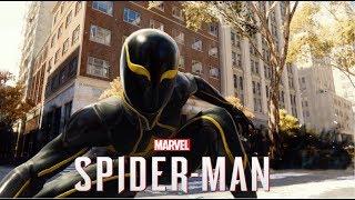 Spider-Man PS4 - Spider Armor Mark 2 Free Roam Gameplay