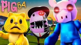 I PLAYED MINITOONS NEW PIGGY GAME - ROBLOX PIG 64