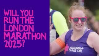 Run the 2025 London Marathon  Asthma + Lung UK