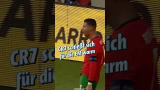 CR7 schießt sich warm für die EM I Sportschau Fußball