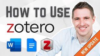 How To Use Zotero 2024 Including Zotero Connector - Full Tutorial With Examples