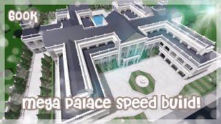 Aesthetic Mega Palace I Bloxburg Speed Build I 600k *｡⋆