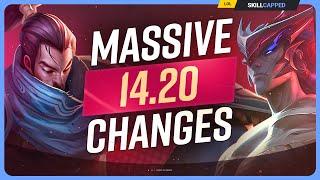 NEW PATCH 14.20 CHANGES MASSIVE UPDATE - League of Legends