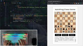 ASMR Programming - Chess Game Coding VS Computer - No Talking