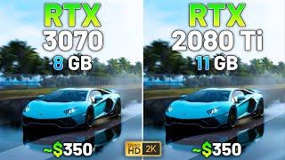 10 Games on RTX 3070 vs RTX 2080 Ti in 2023 - 1440p