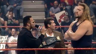 The Rock Meets Paul Wight The Big Show For The First Time - RAW IS WAR