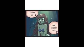 Socially Anxious Mermaid Comic Dub.