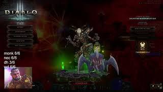 Diablo3 Season 30 Spirit Barage Mundunugu Witch Doctor 150 rank 1 world