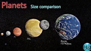 Planets size comparison  Planets 3D animation  #planets