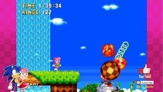 Sonic The Hedgehog 2 Advanced Edit -Amy Rose- Sega Genesis - Longplay