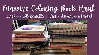 Massive Coloring Book Haul - April to June 2024