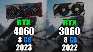 NVIDIA RTX 4060 vs RTX 3060  Test in 10 Games 4K Ultra