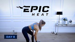 FRAMEWORK 30 Min Back and Bicep Workout  EPIC Heat - Day 8