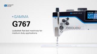 M-TYPE GAMMA  Lockstitch flat bed machines for medium duty applications