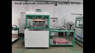 Automatic Thermoforming machine tray making machine PVC PET PP PS container lunch box making machine