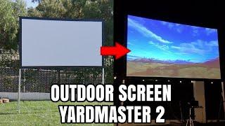 Best outdoor projector Screen Yard Master 2