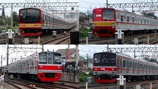 KRL Disini Rame Banget Kompilasi KRL Commuter Line Di JPL 14 Bukit Duri Jakarta Selatan