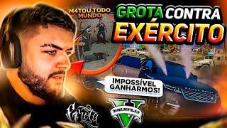 A MAIOR GUERRA DO COMPLEXO GROTA X EXÉRCITO GTA RP