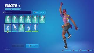 Fortnite Beach Bomber with sus emotes 