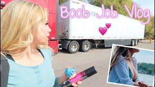 Boob job vlog