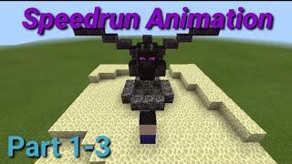 Speedrun 3D Animation compilation Beating Minecraft Command block Creation