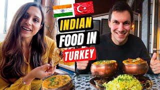 INDIAN Food TOUR in Istanbul TURKEY TRYING Indian Food for the FIRST TIME Indian Food Reaction