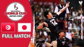 Tunisia  Japan - Full Match  Men’s Volleyball World Cup 2019