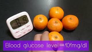 5 Orange VS type 2 diabetes Blood Sugar level #short