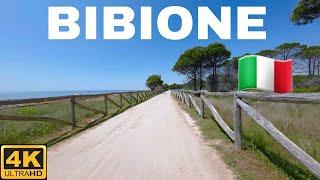 Bibione  Italy  Cycling along Becah side