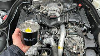 Mercedes W212  How To Replace Engine Fuel Filter OM642