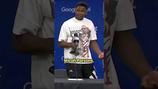 Anthony Edwards Asked What He Said To Micah Parsons In The Hallway Postgame