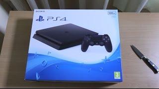PS4 Slim - Unboxing & First look 4K