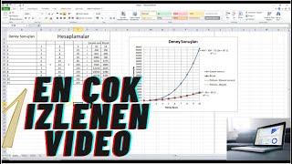 GÜNCELLENDİ Excel Programı Eğitimi Veri Tablo Grafik Düzenleme Çizme - Yeni Başlayanlar İçin