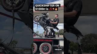 Listen to the end AKRA S1000RR LOUD EXHAUST  Quick shifter on BMW 1000cc