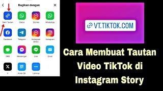 Cara Membuat Tautan Video TikTok di Instagram Story