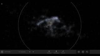 Simulazione della collisione tra la Via Lattea e La Galassia Andromeda