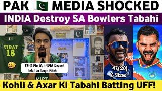 Pak Media Shocked on Ind Destroy SA Bowlers  Ind Vs SA T20 WC Final Match 2024  Virat Kohli 7650