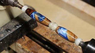 Turning A Hybrid Grapevine Fountain Pen