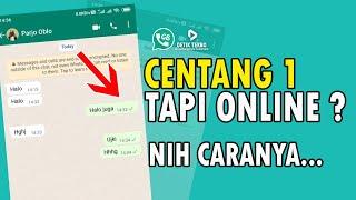 Cara Ceklis 1 di Wa Gb tapi Online