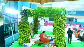 Kalyana mandapam Design with coconuts  Design